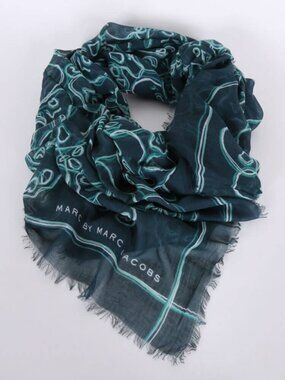 Marc by Marc Jacobs Neon Skulls Modal Scarf